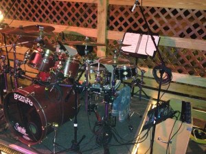 Bootleg drums - KB gig - 1